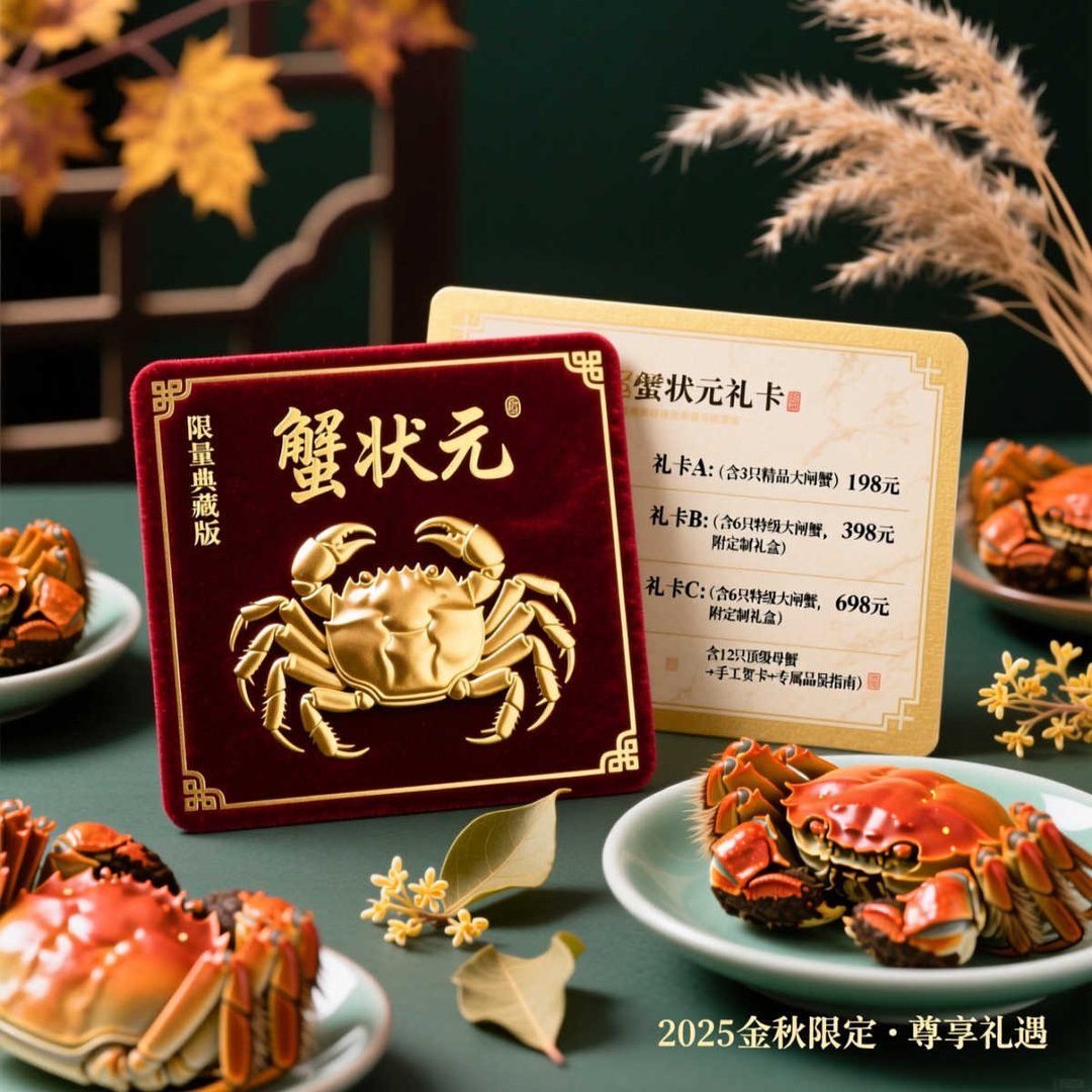 蟹状元礼品卡价格