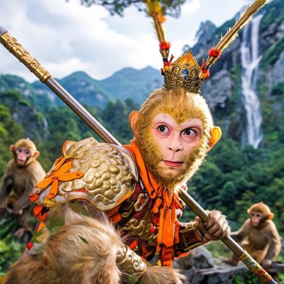 猴王出世缩写100字