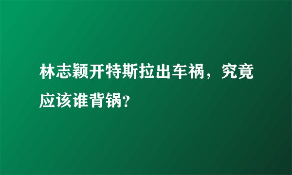 林志颖开特斯拉出车祸,究竟应该谁背锅?