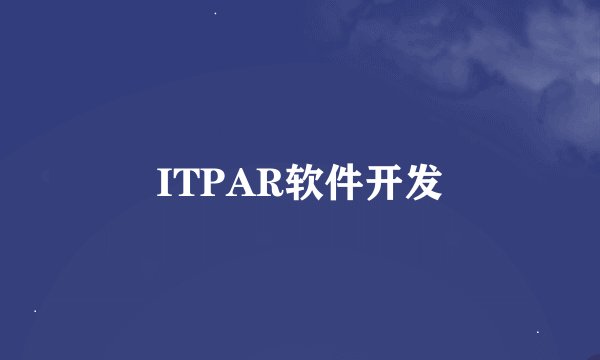 ITPAR软件开发