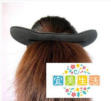 韩式包包头的扎法
