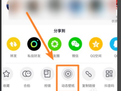 怎样把抖音里的壁纸设为动态的啊?